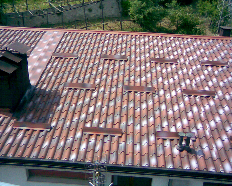 Крыша сэндвич-панели 40 мм с рисунком Alaturka - Крыша сэндвич-панели с рисунком Alaturka 50 мм - Па